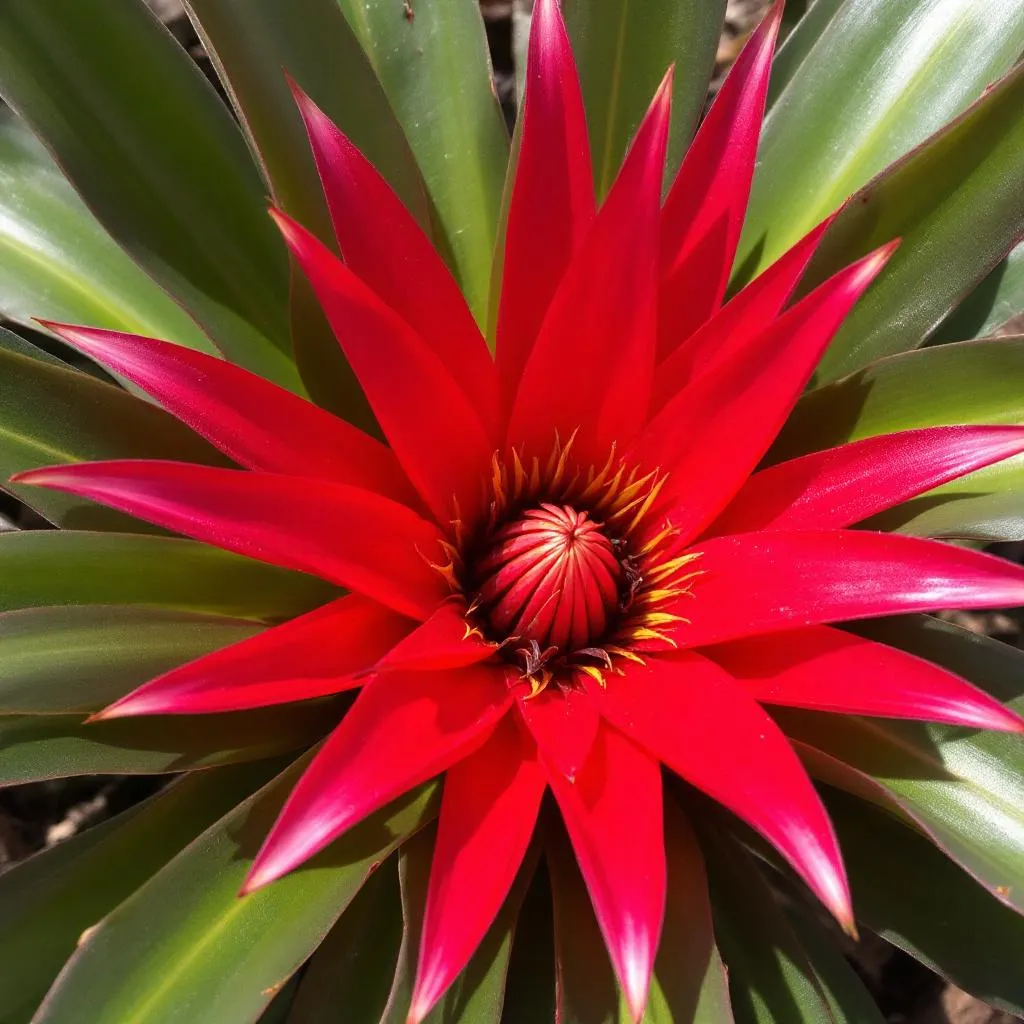 gėlė bromelia