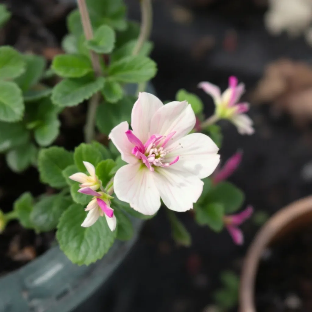 pelargonijų priežiūra